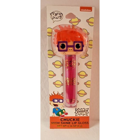 New Chuckie Lip Gloss Pink High Shine Funko Rugrats Limited Edition Make-up - Picture 1 of 6